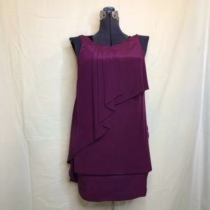 Ali Ra asymmetric sleeveless cocktail dress